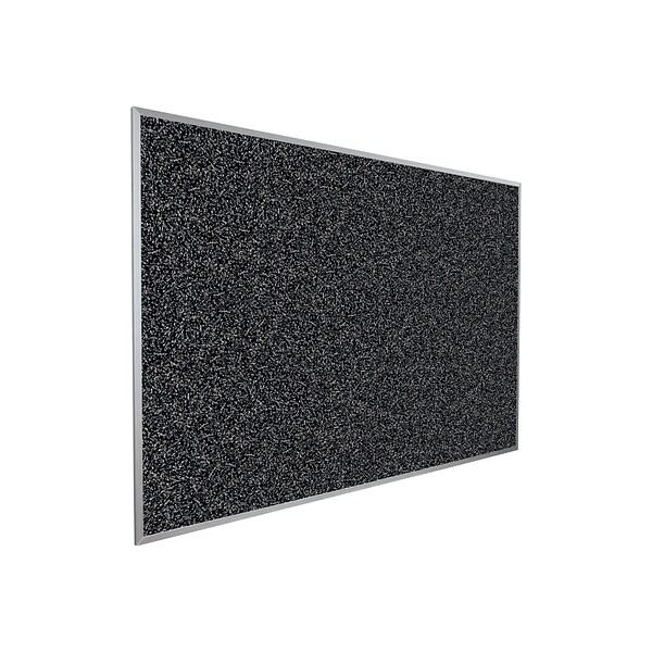Balt Presidential Trim Rubber-Tak Bulletin Board, Silver Frame, 6 x 4 (321PG)