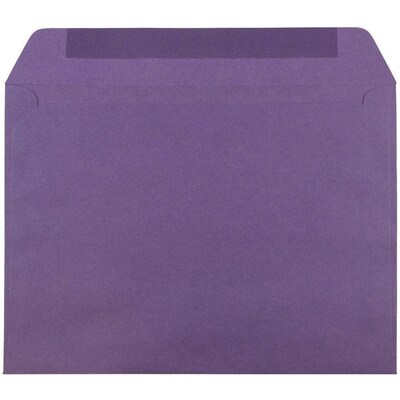 JAM Paper 9 x 12 Booklet Envelopes, Dark Purple, 50/Pack (572312532i)