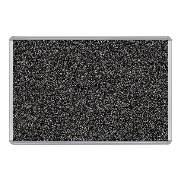 Balt Presidential Trim Rubber-Tak Bulletin Board, Silver Frame, 4 x 3 (321PC)