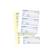 TOPS 2-Part Carbonless Receipts Book, 2.75L x 7.13W, 200 Forms/Book, Each (TOP 46806)