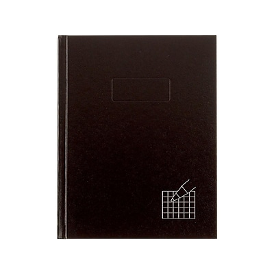 Blueline Professional Notebook, 7.25 x 9.25, Quad Ruled, 96 Sheets, Black (A9Q)