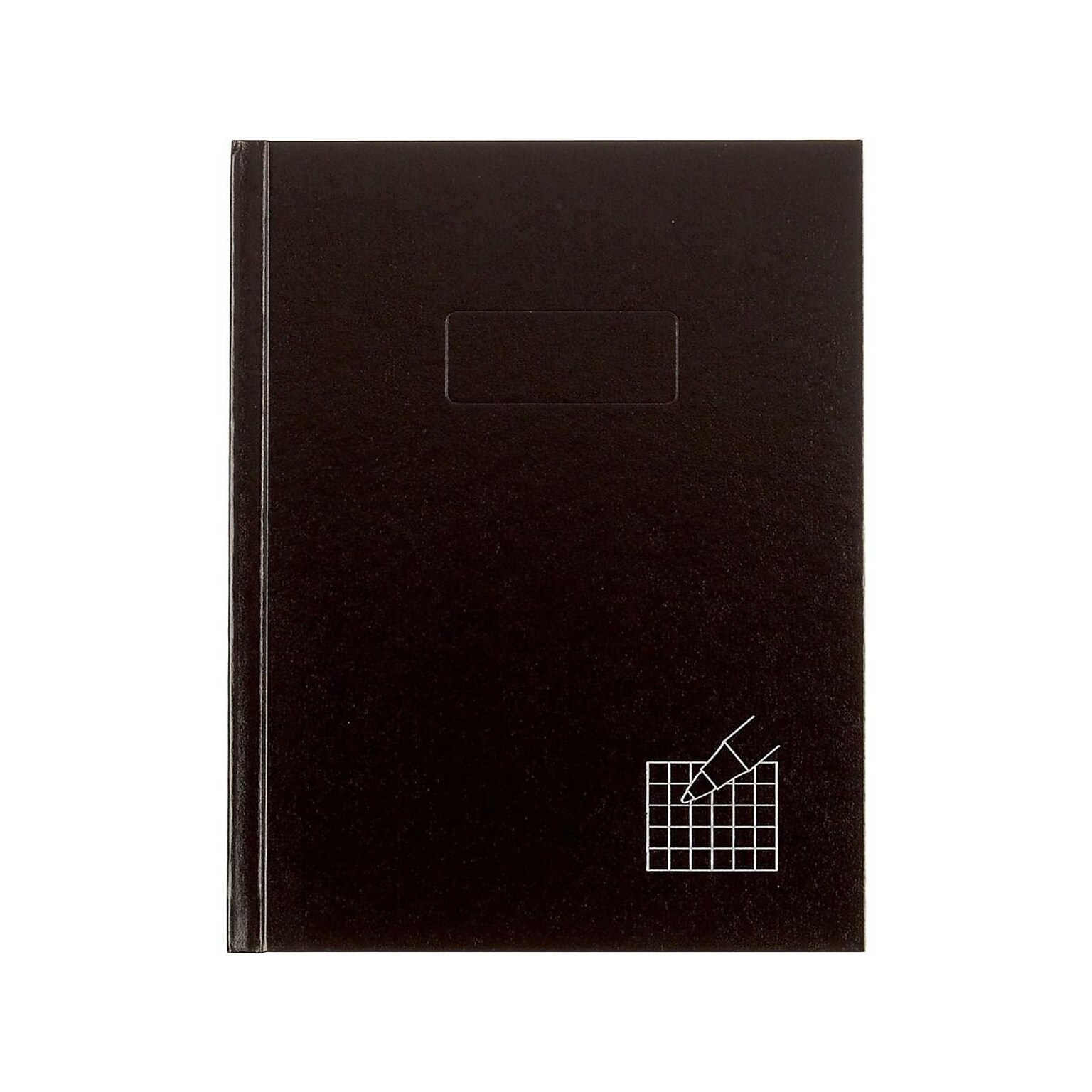 Rediform Executive and Journals 1-Subject Professional Notebooks, 7.25 x 9.25, Quad, 96 Sheets, Black (A9Q)