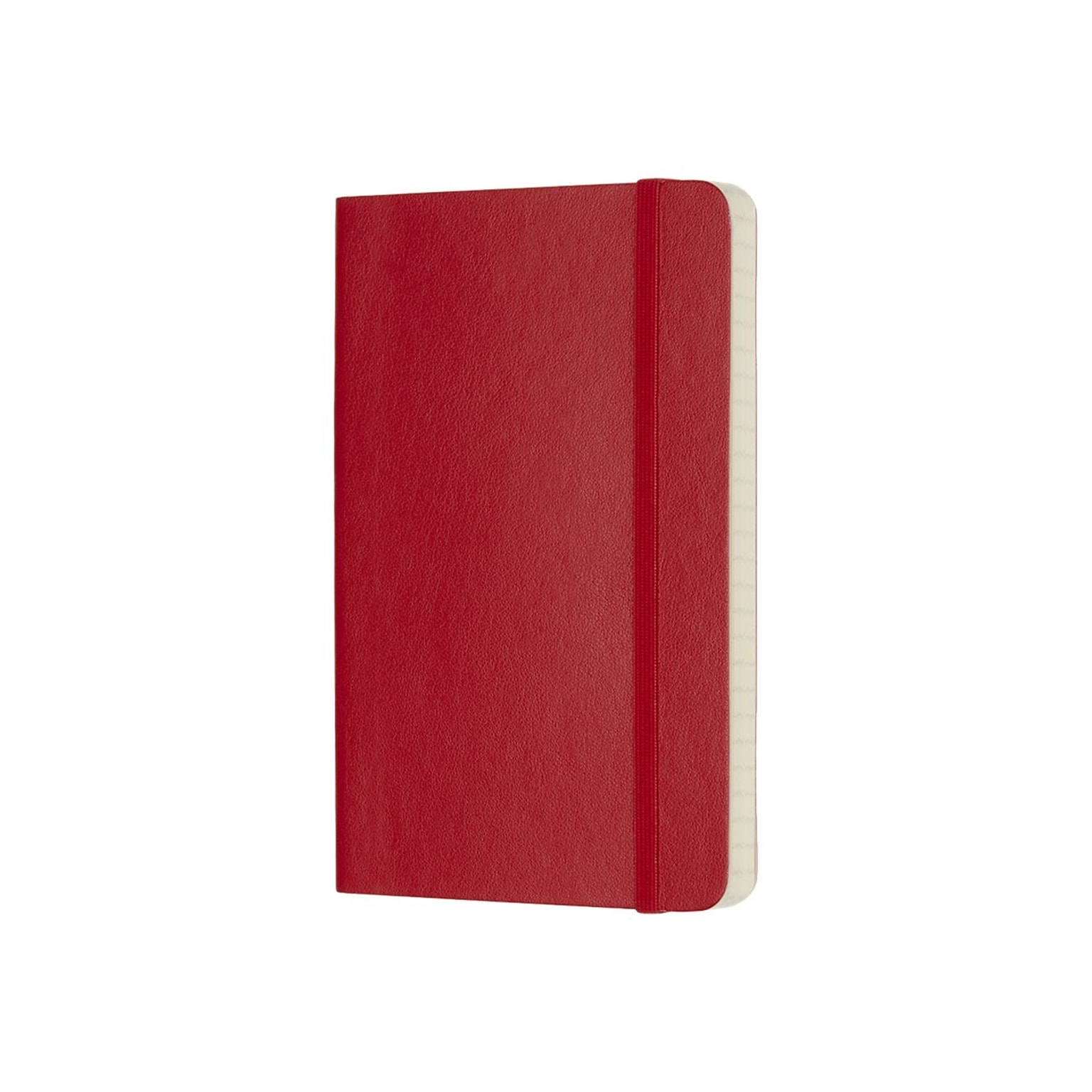 Moleskine Classic Notebook, Soft Cover, Large, 5 x 8.25, College Ruled, 96 Sheets, Scarlet Red (930048)