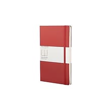 Moleskine Classic Notebook, Soft Cover, Large, 5 x 8.25, College Ruled, 96 Sheets, Scarlet Red (93