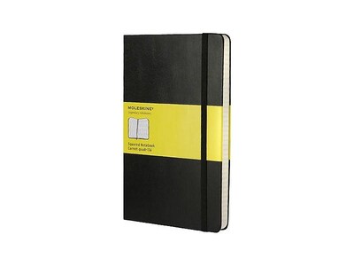 Moleskine Professional Notebooks, 5" x 8.25", Quad, 120 Sheets, Black (701139)