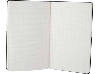 Moleskine Professional Notebooks, 5" x 8.25", Quad, 120 Sheets, Black (701139)