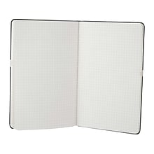 Moleskine Professional Notebooks, 5 x 8.25, Quad, 120 Sheets, Black (701139)