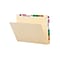 Smead Conversion Top and End-Tab File Folders, Straight-Cut Tabs, Letter Size, Manila, 100/Box (2419
