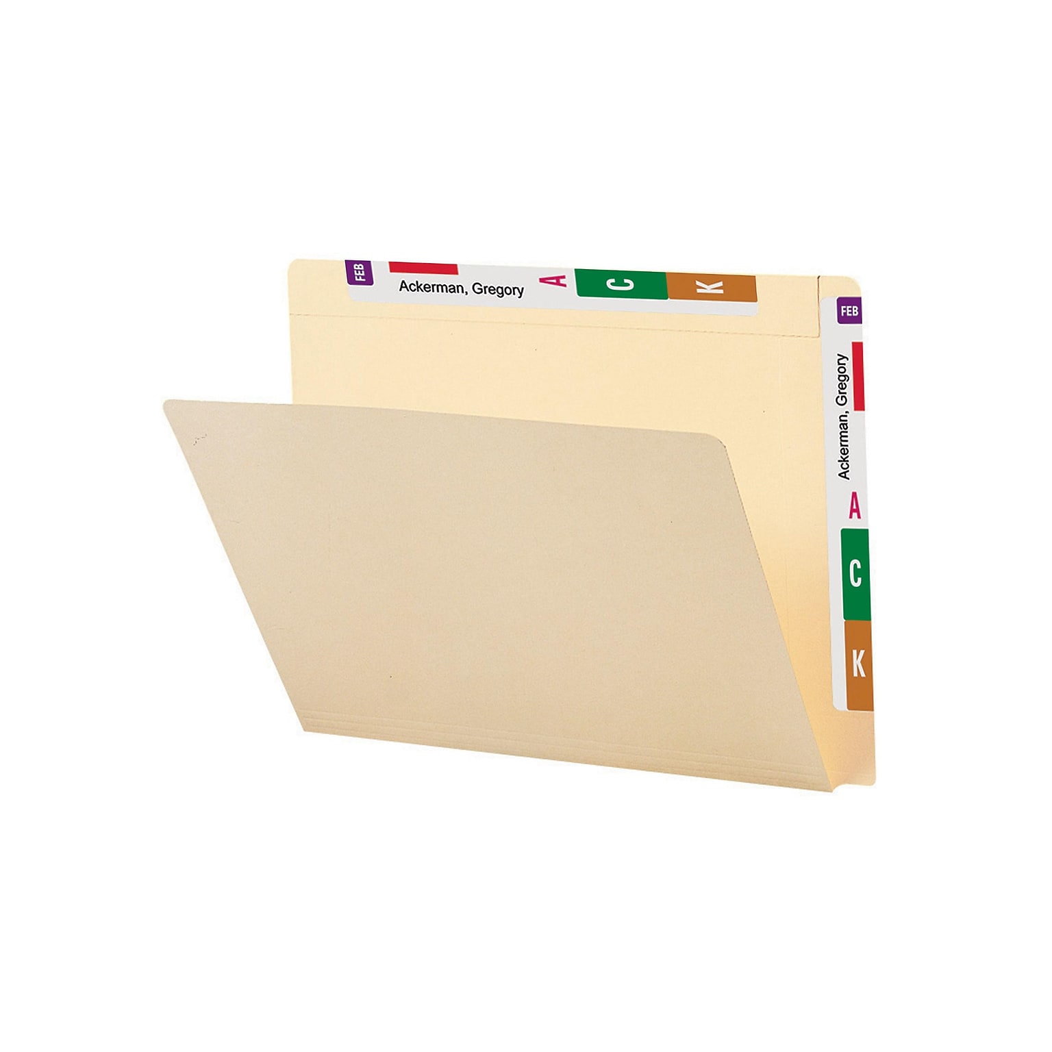 Smead Conversion Top and End-Tab File Folders, Straight-Cut Tabs, Letter Size, Manila, 100/Box (24190)