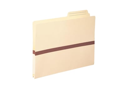 Smead Paper Stock File Pockets, 1 Expansion, Letter Size, Manila, 50/Box (75487)