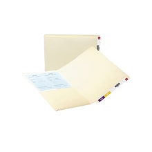 Smead End Tab Pocket Folder, Shelf-Master Reinforced Straight-Cut Tab, 1 Pocket, Letter Size, Manila