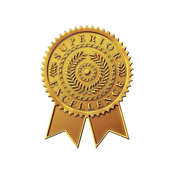 Gold Star Envelope Seal (pack of 30)
