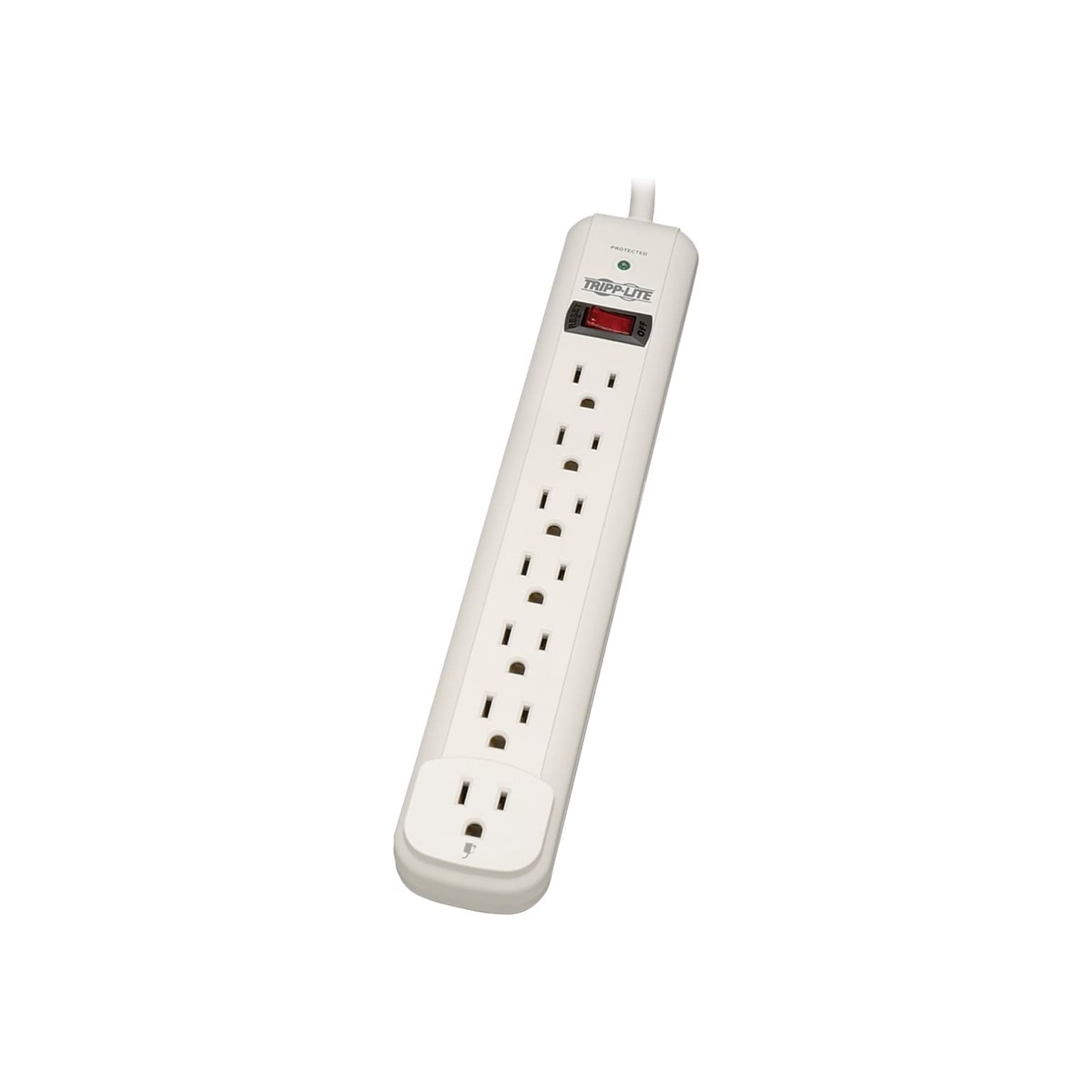 Tripp Lite Protect It! 7-Outlet Surge Protector, 25 Cord (TLP725)