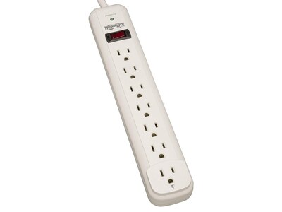 Tripp Lite Protect It! 7-Outlet Surge Protector, 25' Cord (TLP725)