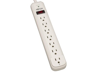 Tripp Lite Protect It! 7-Outlet Surge Protector, 25 Cord (TLP725)