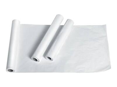 Medline Deluxe 125 x 14.5 Exam Table Papers, White Crepe, 12/Carton