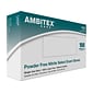 Ambitex N400 Series Powder Free Blue Nitrile Gloves, Large, 100/Box (NLG400)