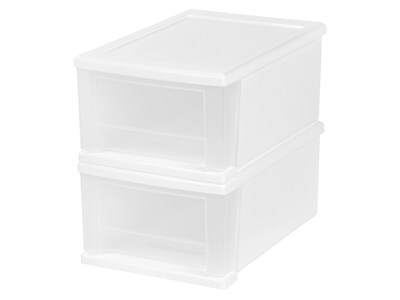 Plastic Drawers, Stackable Storage Drawers, 4 Drawers Plastic