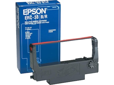 Epson Black/Red Print Ribbon (ERC-38BR)