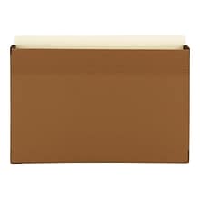 Smead Redrope File Pockets, 3.5 Expansion, Legal Size, Brown, 10/Box (74264)