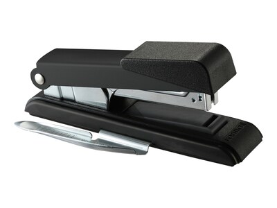 Bostitch B8 PowerCrown Desktop Stapler, Half-Strip Capacity, Black, 200 Staples (B8RC-FC)