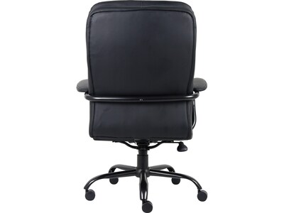 Boss Office Products CaressoftPlus Executive Big & Tall Chair, Black (B991-CP)