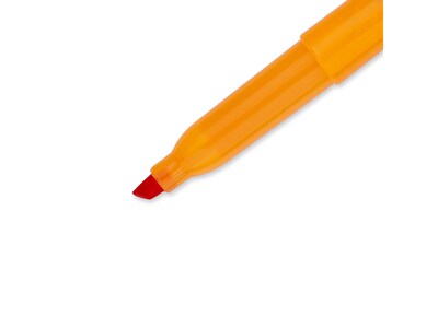 Sharpie Pocket Stick Highlighter, Chisel Tip, Fluorescent Orange, Dozen (27006)