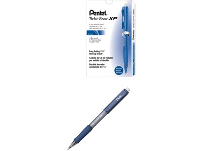 Pentel Twist-Erase EXPRESS Mechanical Pencil, 0.5mm, #2 Medium Lead, Dozen (PENQE415C)