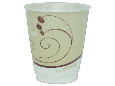 Solo Symphony® Trophy® Plus™ Perfect Pak Hot/Cold Cups, 8 Oz., Multicolor, 300/Carton (OFX8N-J8002)