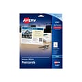 Avery Glossy Postcards, 5.5 x 4.25, White, 100/Box (8383)