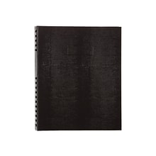Blueline NotePro Professional Notebook, 8.5 x 10.75, College Ruled, 200 Sheets, Black (A10200.BLK)