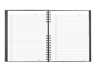 Blueline NotePro 1-Subject Professional Notebooks, 8.5 x 10.75, College Ruled, 100 Sheets, Black (