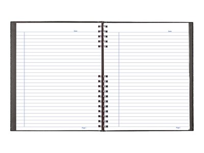 Blueline NotePro 1-Subject Professional Notebooks, 8.5 x 10.75, College Ruled, 100 Sheets, Black (