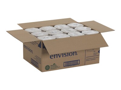 Pacific Blue Basic Recycled Paper Towels, 2-ply, 250 Sheets/Roll, 12 Rolls/Carton (28290)
