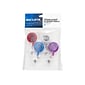 SICURIX Badge Reels, Assorted Colors, 4/Pack (68884)