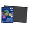 SunWorks 12W x 18L Construction Paper, Black, 50/Pack (6307)