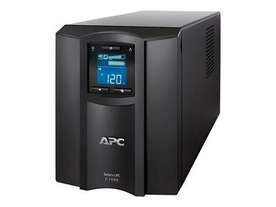 APC Smart-UPS with SmartConnect Remote Monitoring Pure Sine Wave Backup & Surge Protection, Black (SMC1500C)