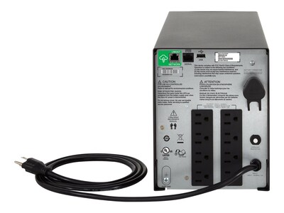 APC Smart-UPS with SmartConnect Remote Monitoring Pure Sine Wave Backup & Surge Protection, Black (SMC1500C)