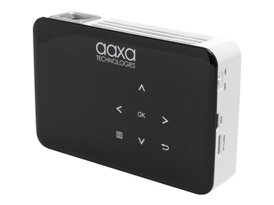 AAXA P300 Neo Projector Pico (Handheld) KP-602-01 DLP Projector, Black/White