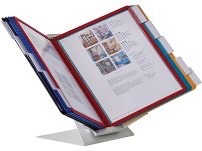 Durable Vario Pro Document Holder, 8.5" x 11", Horizontal, Desktop/Wall, Multicolor Plastic (551500)