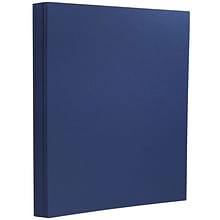 JAM Paper® Matte Cardstock, 8.5 x 11, 130lb Presidential Blue, 25/pack