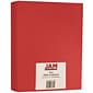 JAM Paper® Matte Cardstock, 8.5" x 11", 130lb Red, 25/pack