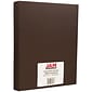 JAM Paper® Matte Cardstock, 8.5" x 11", 130lb Chocolate Brown, 25/pack