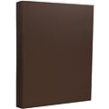JAM Paper® Matte Cardstock, 8.5 x 11, 130lb Chocolate Brown, 25/pack