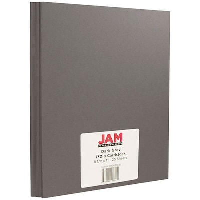 JAM Paper Extra Heavyweight 130 lb. Cardstock Paper 8.5 x 11 Magenta Pink  25 Sheets/Pack