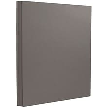 JAM Paper® Matte Cardstock, 8.5 x 11, 130lb Dark Gray, 25/pack