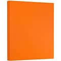 JAM Paper® Matte Cardstock, 8.5 x 11, 130lb Mandarin Orange, 25/pack