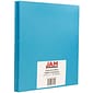 JAM Paper® Matte Cardstock, 8.5 x 11, 130lb Peacock Blue, 25/pack