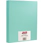 JAM Paper® Matte Cardstock, 8.5" x 11", 130lb Turquoise, 25/pack