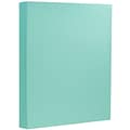 JAM Paper® Matte Cardstock, 8.5 x 11, 130lb Turquoise, 25/pack